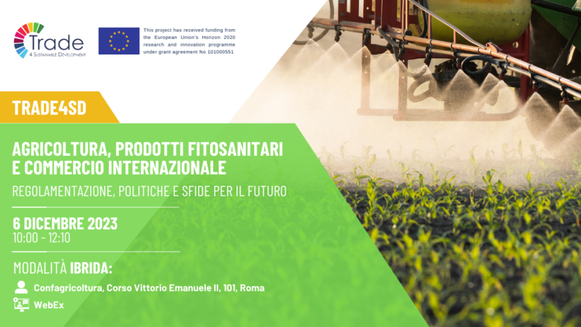 Agricoltura, prodotti fitosanitari e commercio internazionale