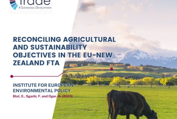 The recent report by the Institute for European Environmental Policy (IEEP)