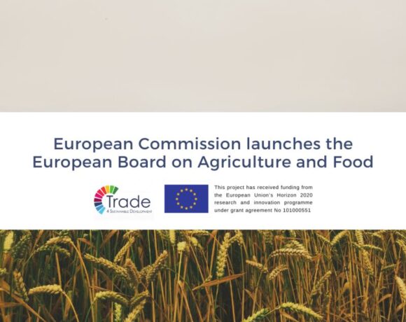 The European Commission launched the European Board on Agriculture and Food (EBAF) on December 5th!