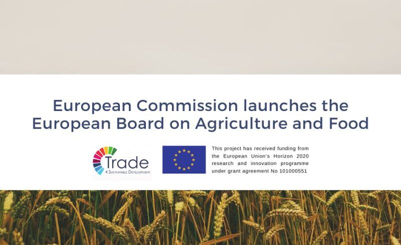 The European Commission launched the European Board on Agriculture and Food (EBAF) on December 5th! The European Commission launched the European Board on Agriculture and Food (EBAF) on December 5th!