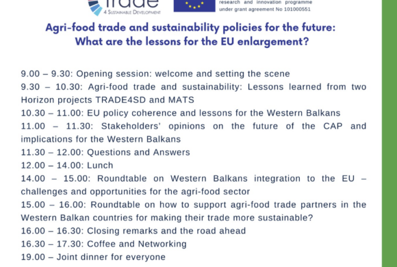Agri-food trade and sustainability policies for the future: What are the lessons for the EU enlargement? 🇪🇺🌱 Agri-food trade and sustainability policies for the future: What are the lessons for the EU enlargement? 🇪🇺🌱