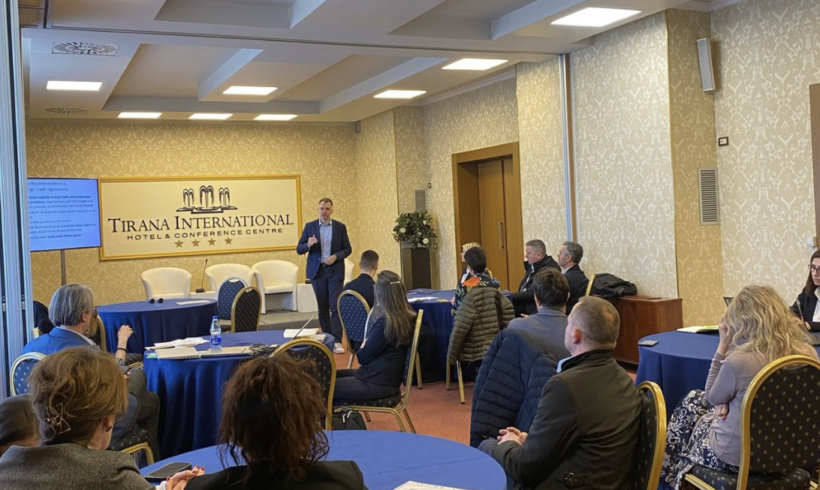 Today, we kicked off the Trade4SD workshop in Tirana with thought-provoking discussions on the intersection of agri-food trade and sustainability. Today, we kicked off the Trade4SD workshop in Tirana with thought-provoking discussions on the intersection of agri-food trade and sustainability.